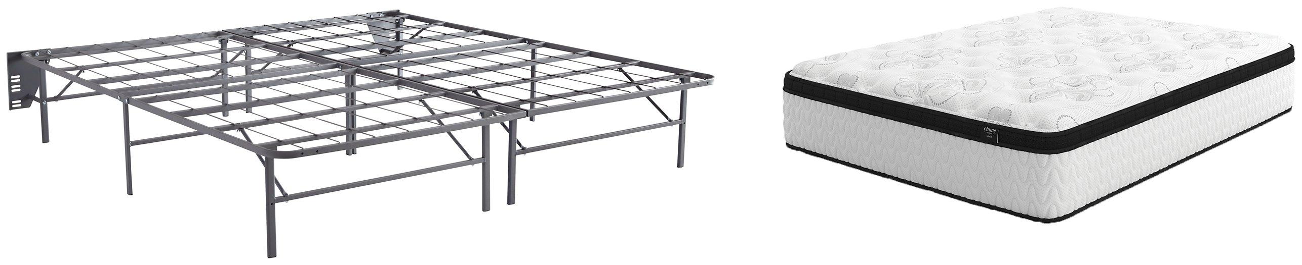 Chime 12 Inch Hybrid 2-Piece Mattress Package