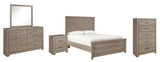Culverbach Panel Bed, Dresser, Mirror, Chest and Nightstand