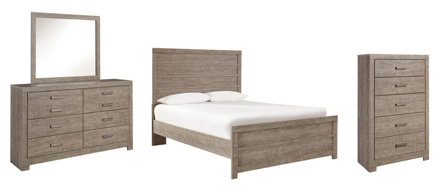 Culverbach Panel Bed, Dresser, Mirror and Chest