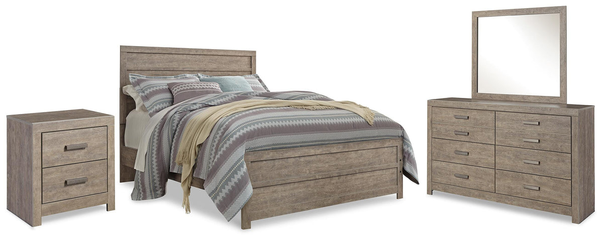 Culverbach Panel Bed, Dresser, Mirror and Nightstand