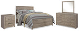 Culverbach Panel Bed, Dresser, Mirror and Nightstand