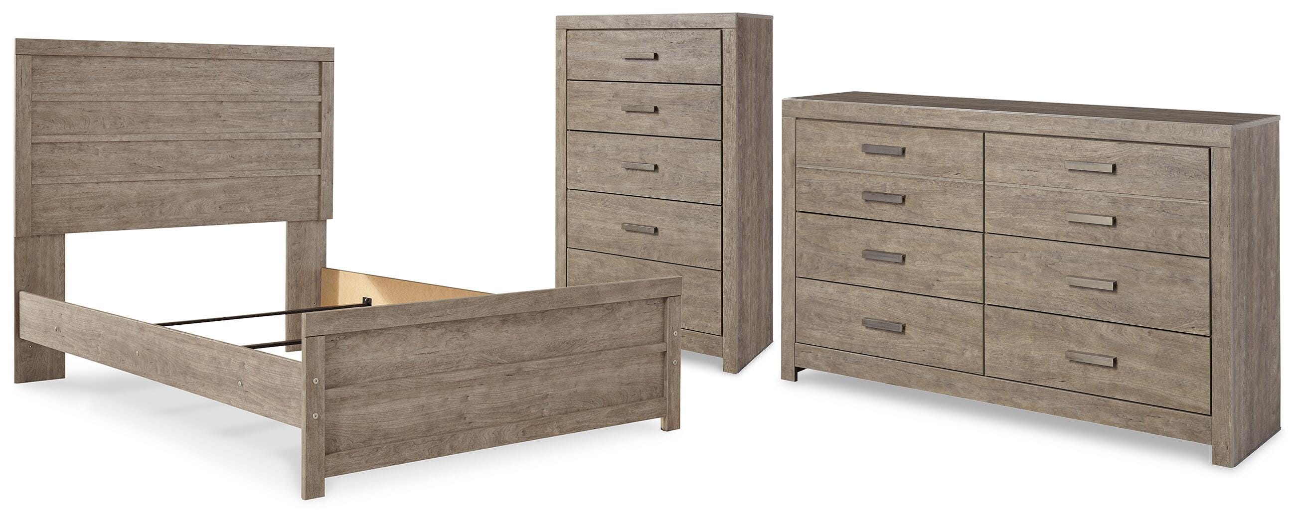 Culverbach Panel Bed, Dresser and Chest