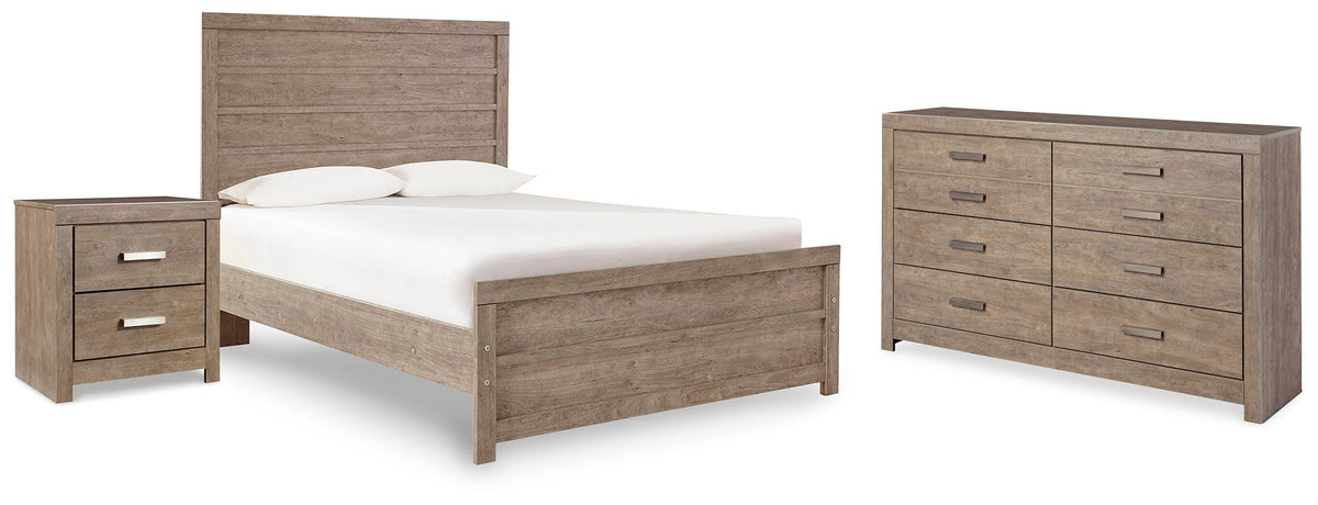 Culverbach Panel Bed, Dresser and Nightstand