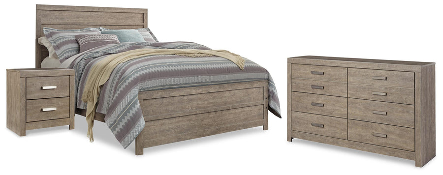 Culverbach Panel Bed, Dresser and Nightstand