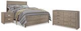 Culverbach Panel Bed, Dresser and Nightstand