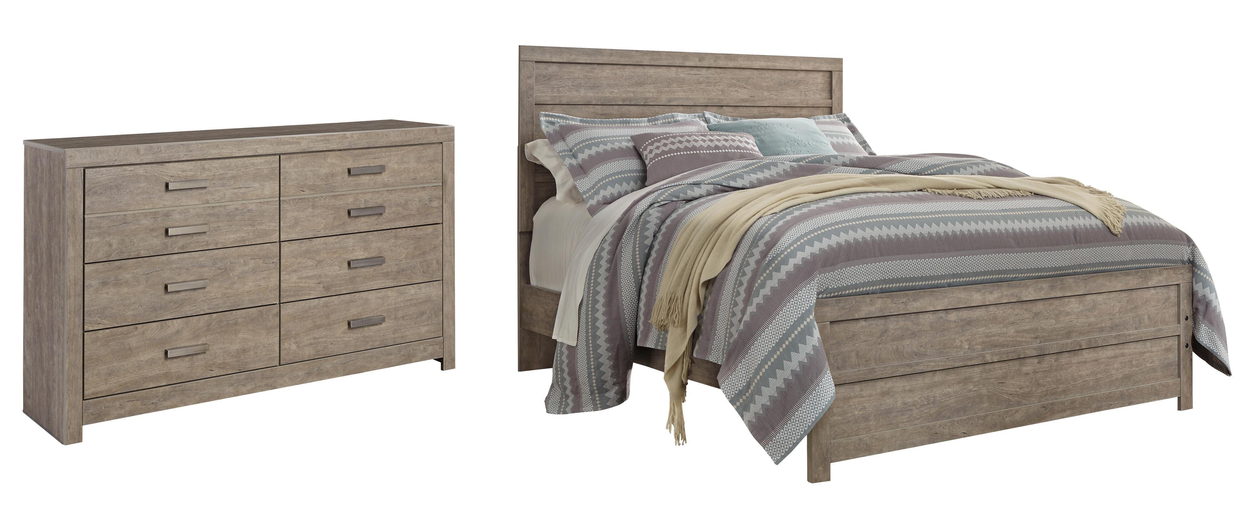 Culverbach Panel Bed with Dresser