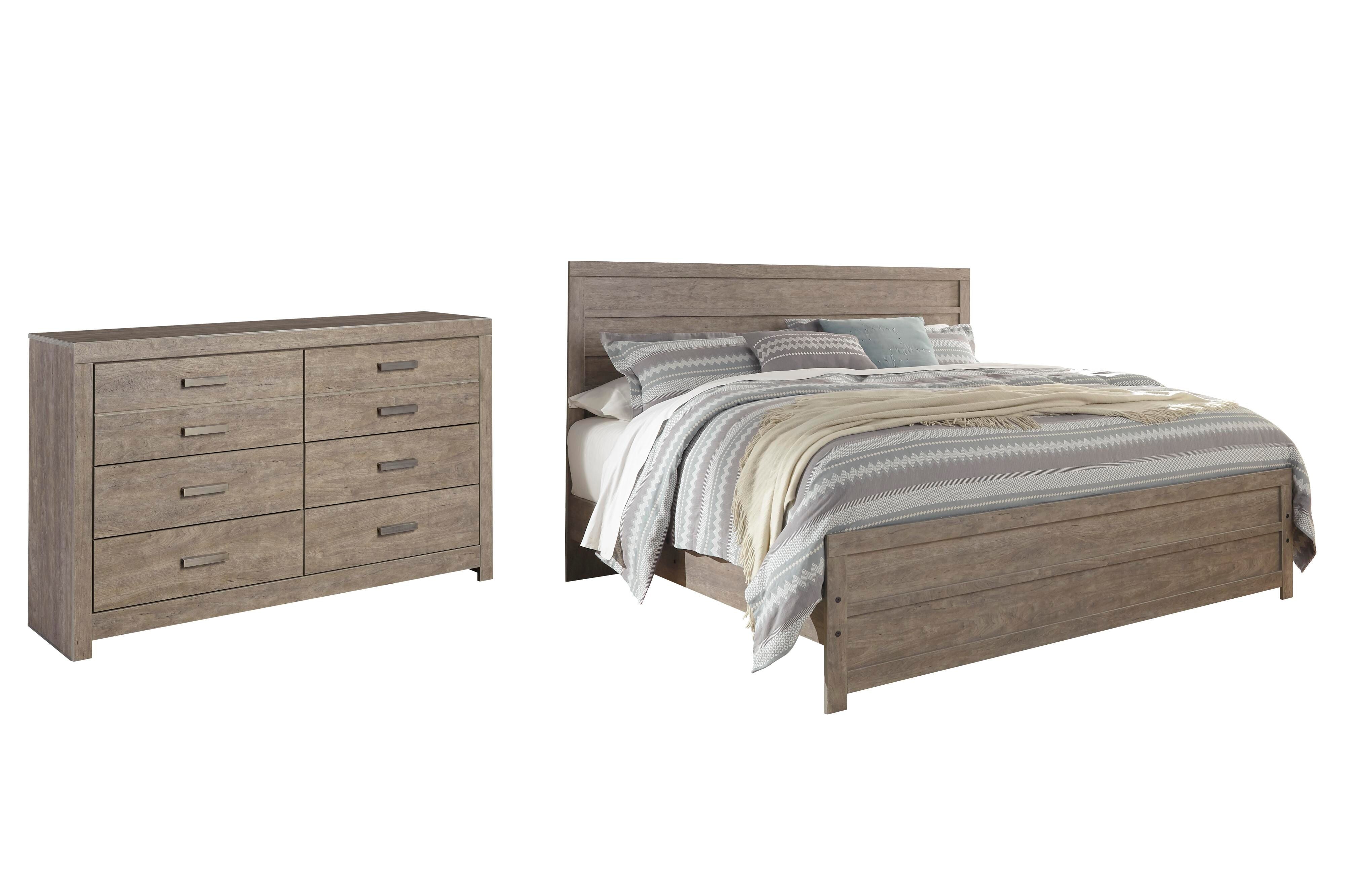 Culverbach Panel Bed with Dresser