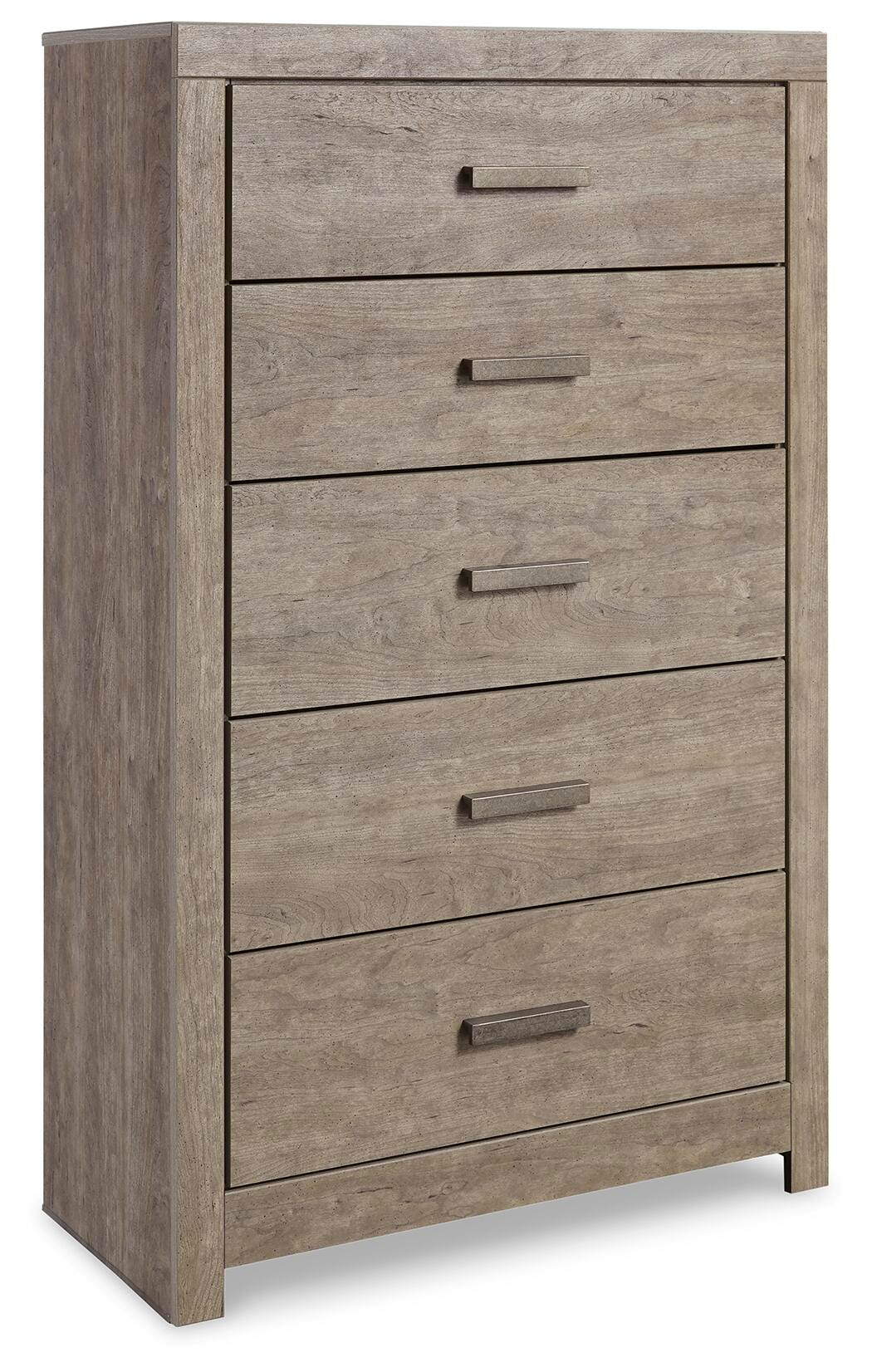 Culverbach Panel Bed, Dresser, Mirror, Chest and 2 Nightstands