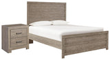 Culverbach Panel Bed with Nightstand
