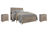 Culverbach Panel Bed with 2 Nightstands