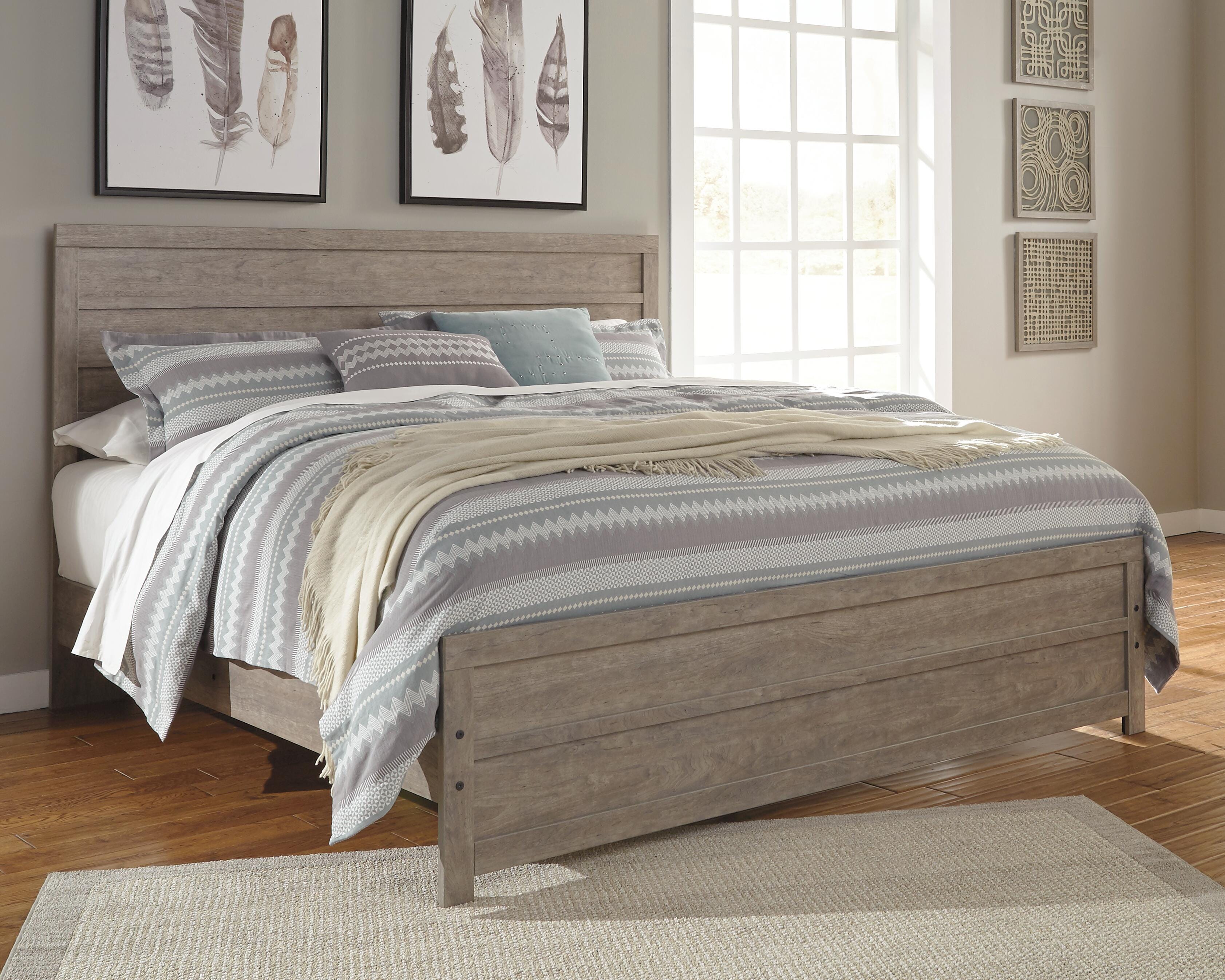Culverbach Panel Bed, Dresser, Mirror and Nightstand