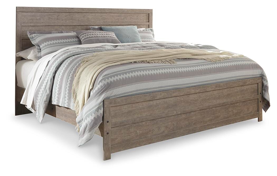 Culverbach Panel Bed with Nightstand