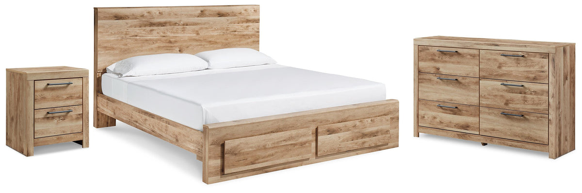 Hyanna Panel Storage Bed with Dresser and Nightstand
