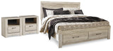 Bellaby Storage Bed and 2 Nightstands