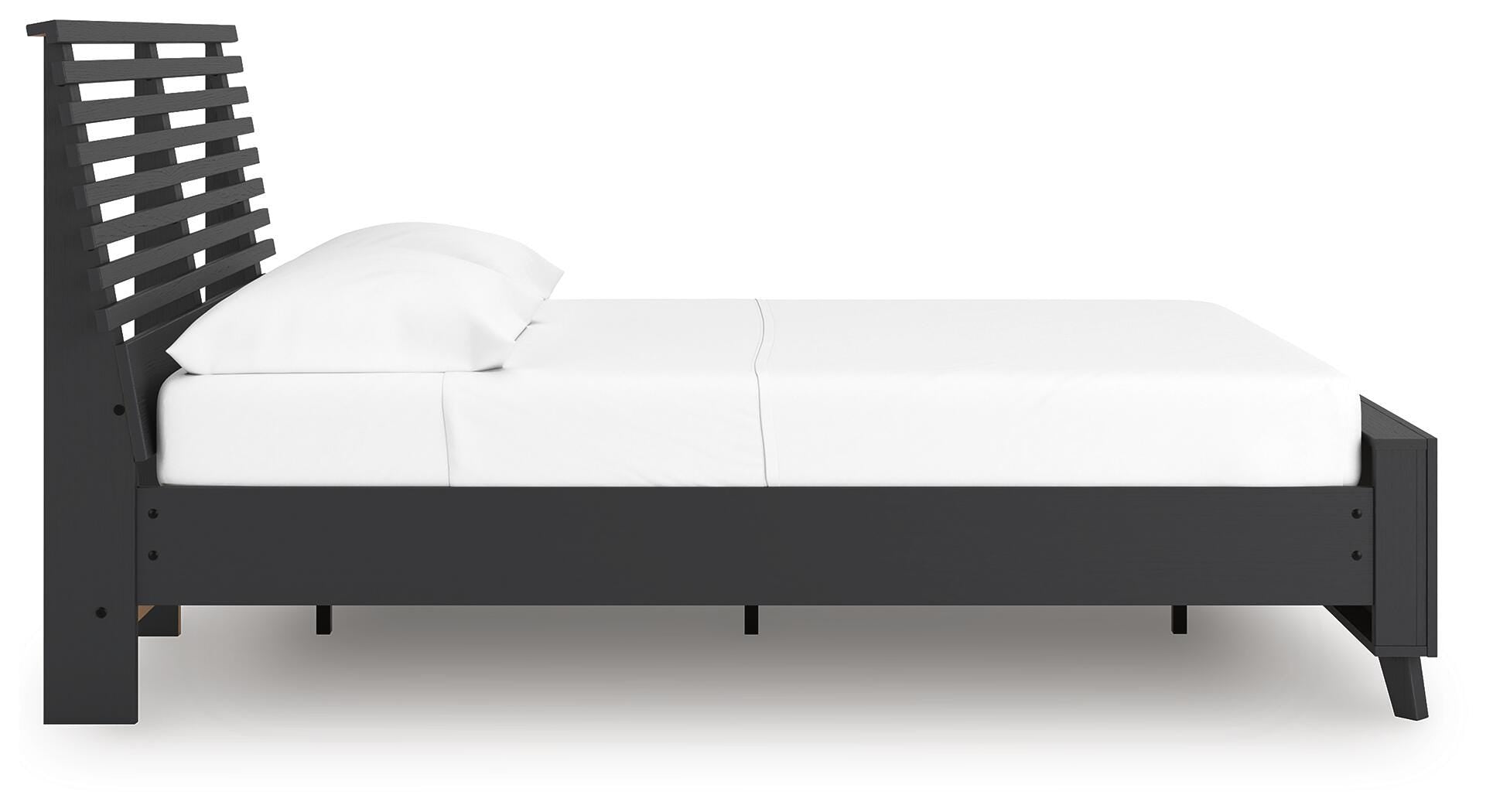Danziar Slat Panel Bed