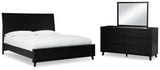 Danziar Panel Bed, Dresser and Mirror