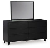 Danziar Panel Headboard, Dresser, Mirror and Nightstand