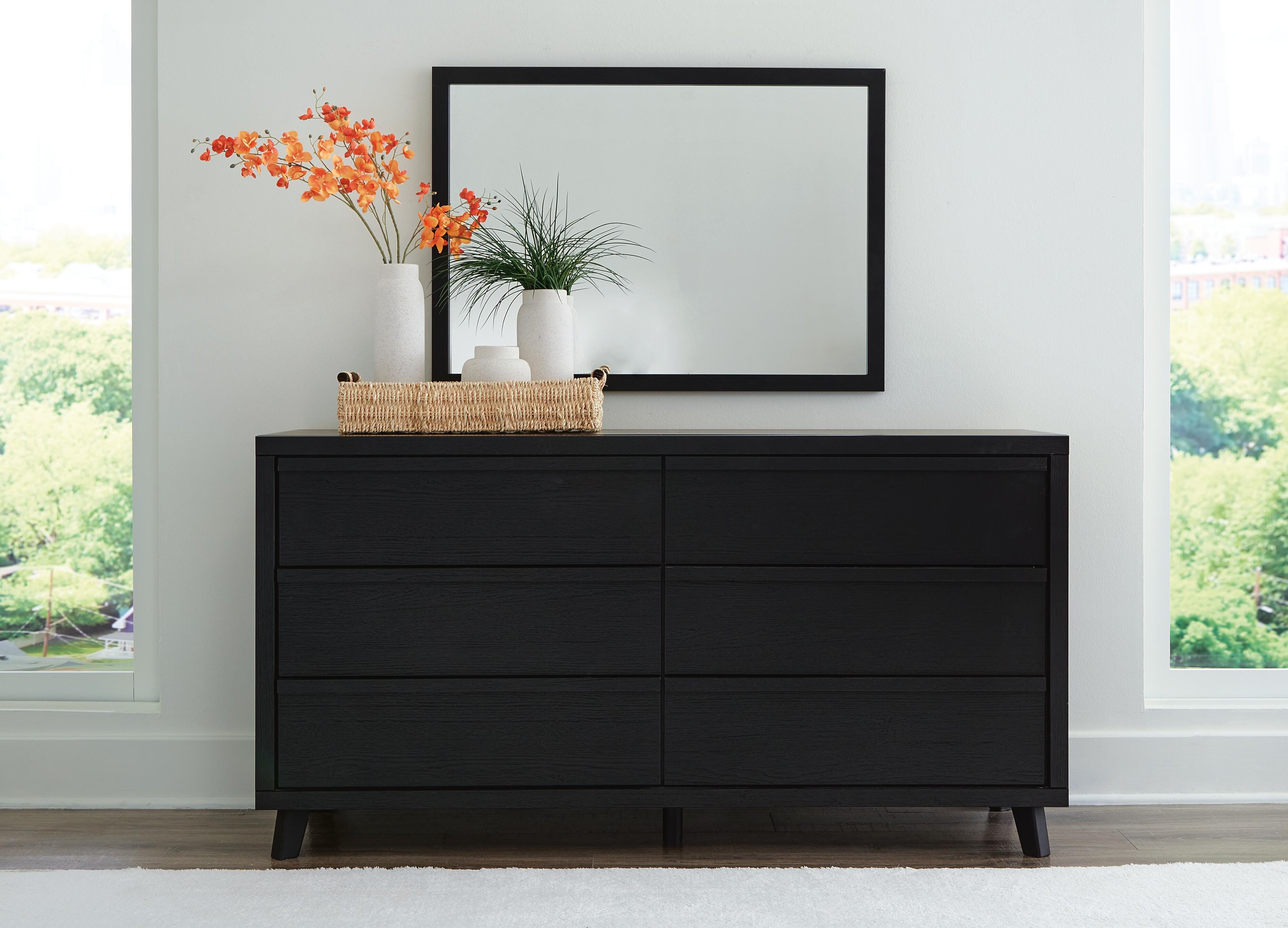 Danziar Panel Bed, Dresser, Mirror, Chest and Nightstand