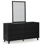 Danziar Panel Bed, Dresser, Mirror and Nightstand