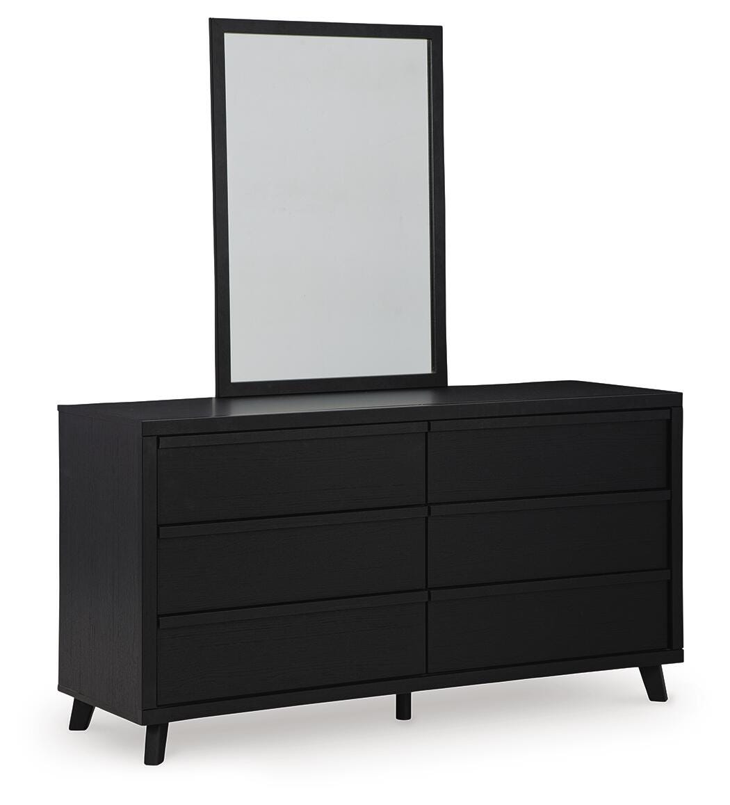 Danziar Panel Headboard, Dresser, Mirror and Nightstand