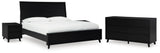 Danziar Panel Bed, Dresser and 2 Nightstands