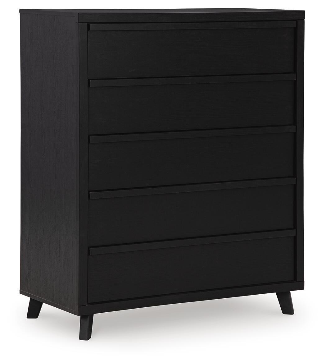 Danziar Panel Headboard, Dresser, Mirror, Chest and Nightstand