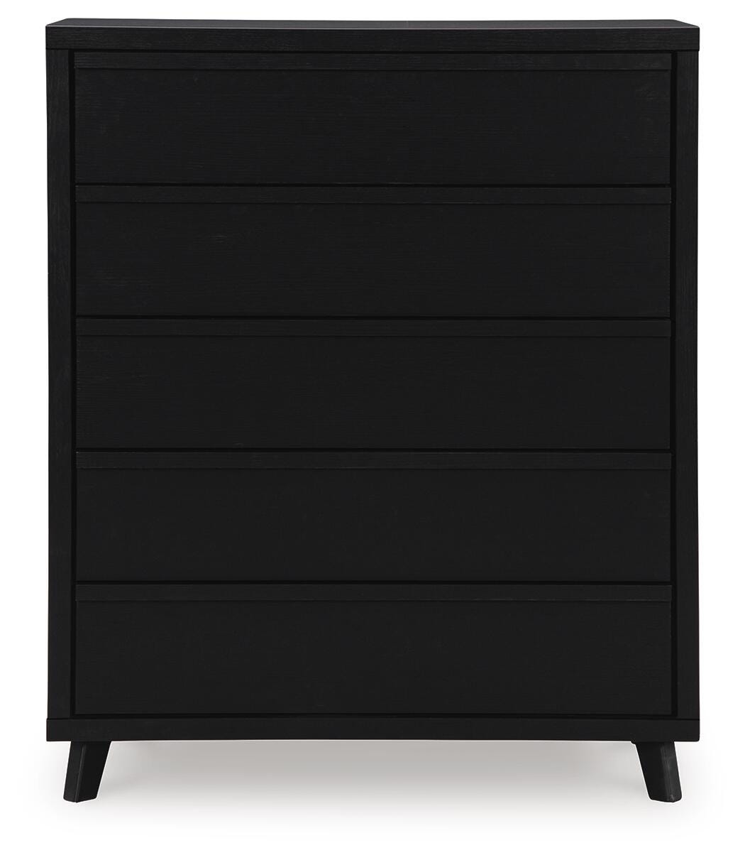 Danziar Panel Bed, Chest and Nightstand