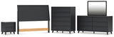 Danziar Panel Headboard, Dresser, Mirror, Chest and Nightstand