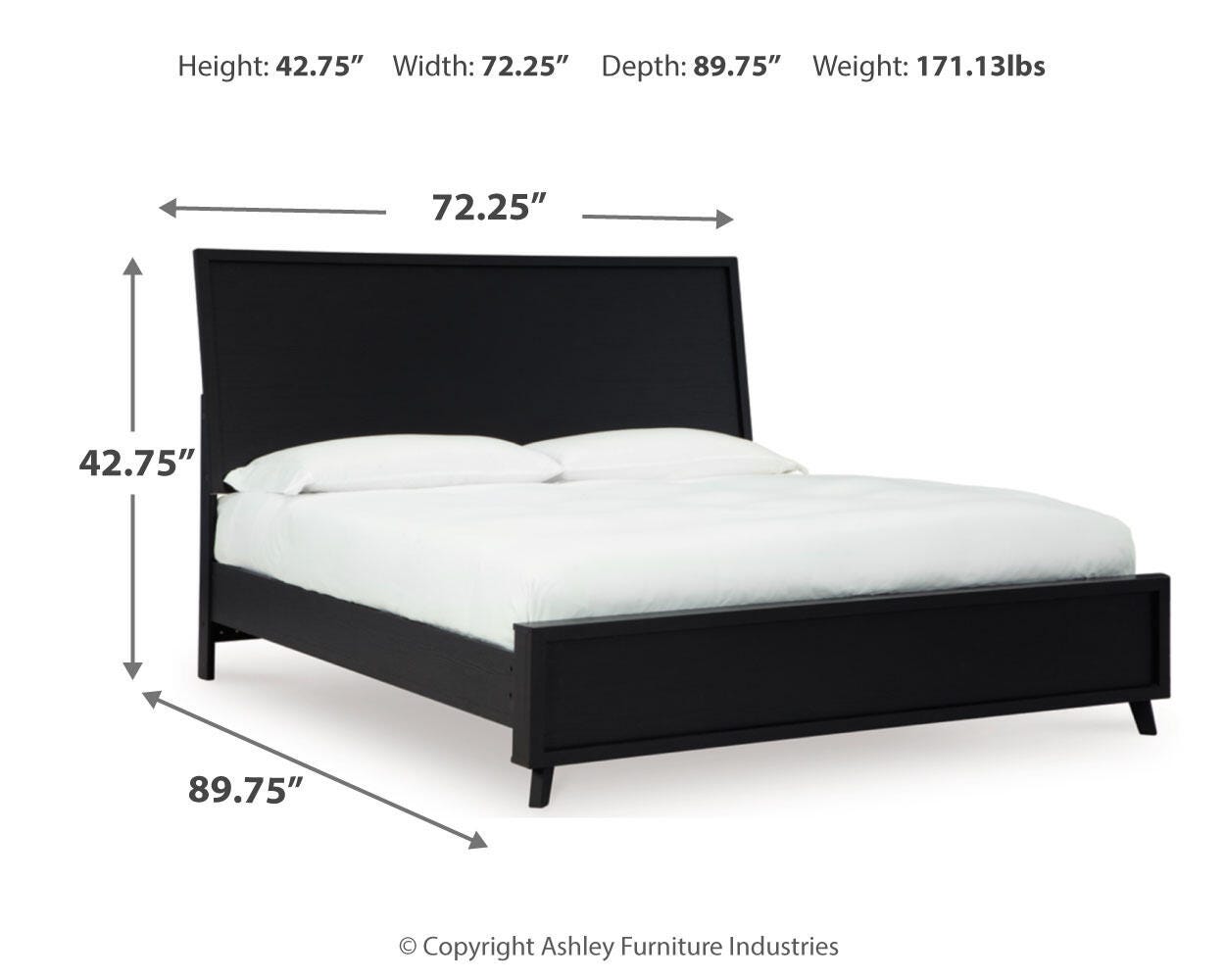 Danziar Panel Bed, Dresser, Mirror, Chest and Nightstand