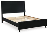 Danziar Panel Platform Bed and 2 Nightstands
