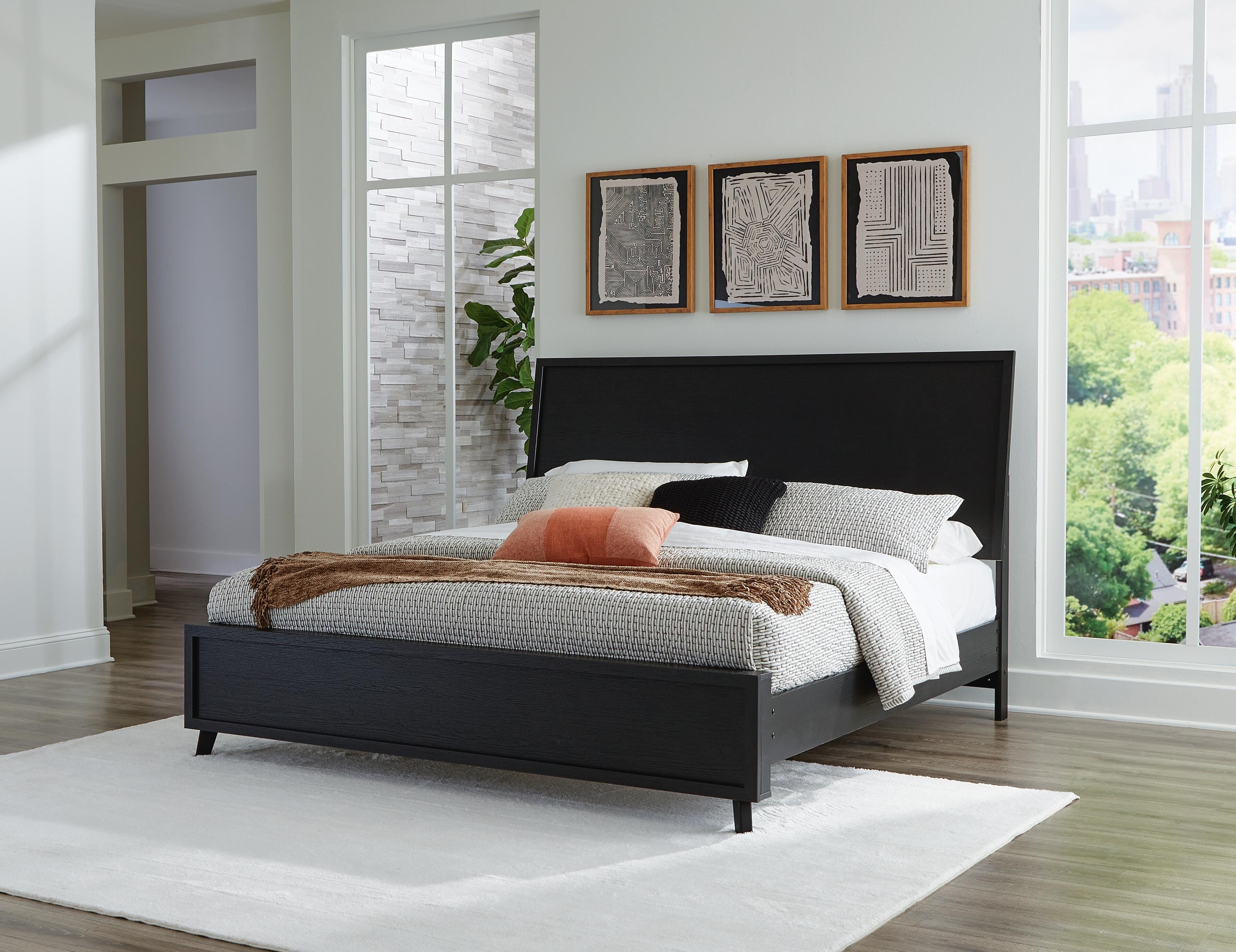 Danziar Panel Bed, Dresser and 2 Nightstands