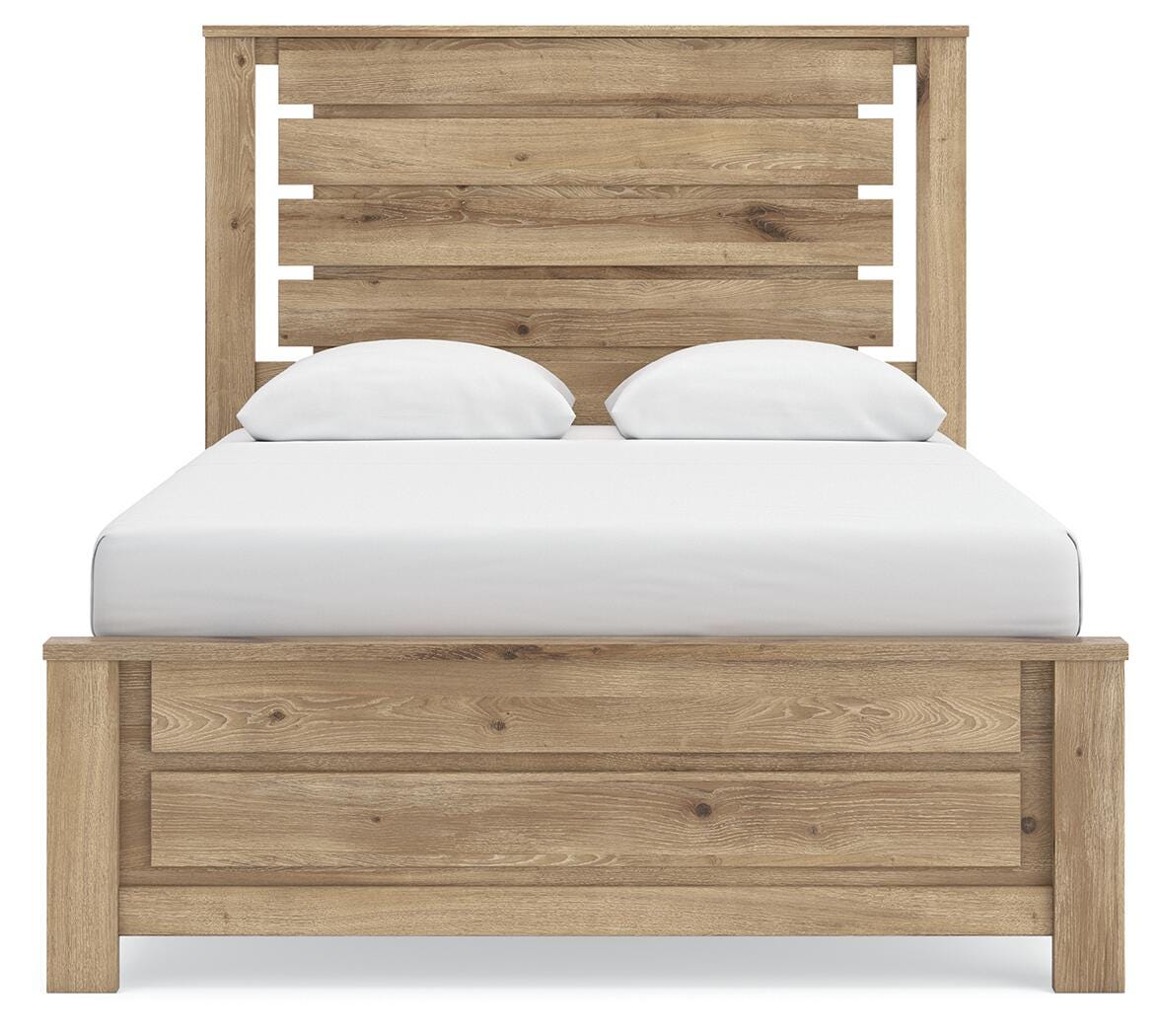 Brozmont Panel Bed, Dresser and Mirror