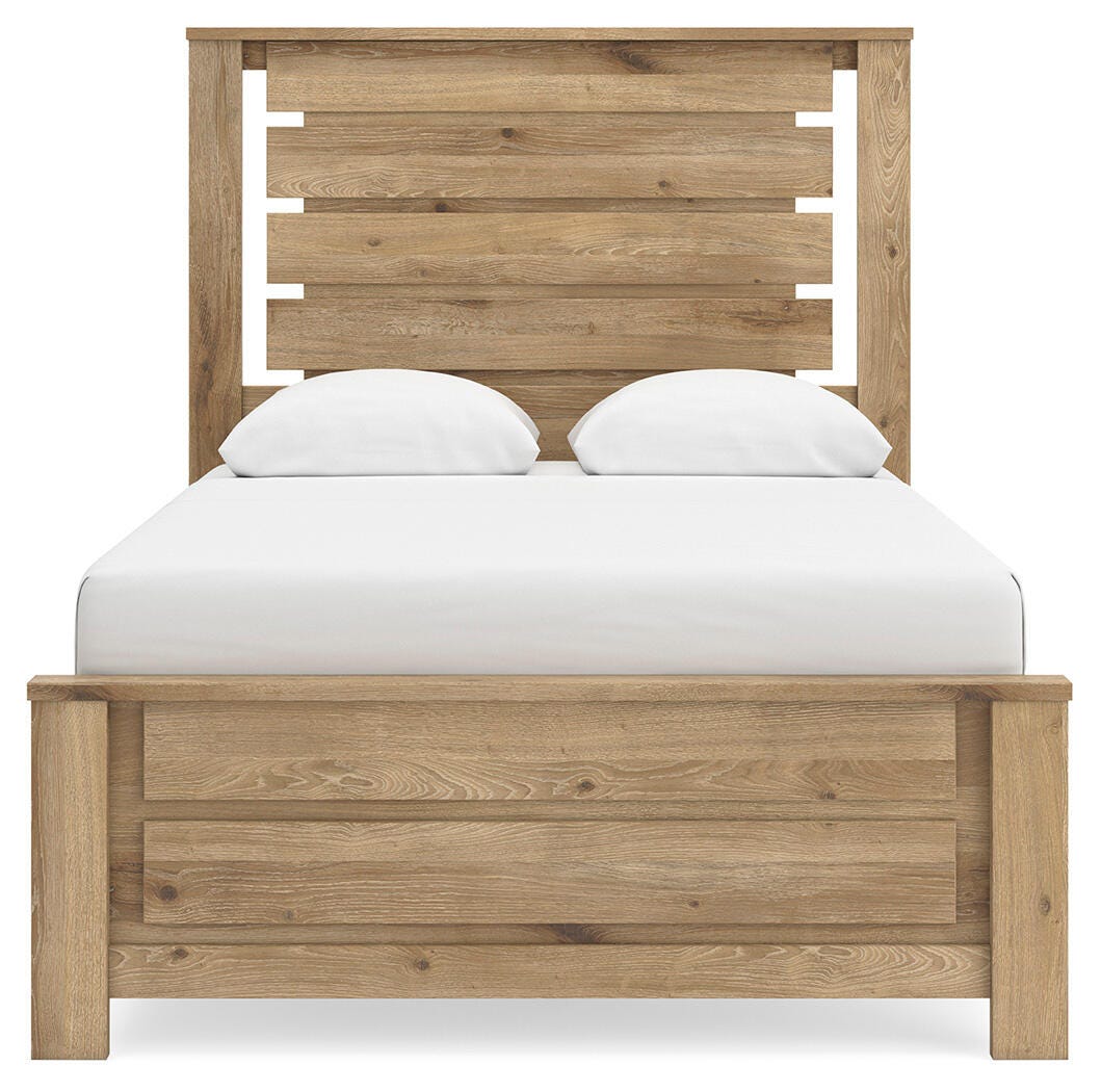 Brozmont Panel Bed, Dresser and Mirror