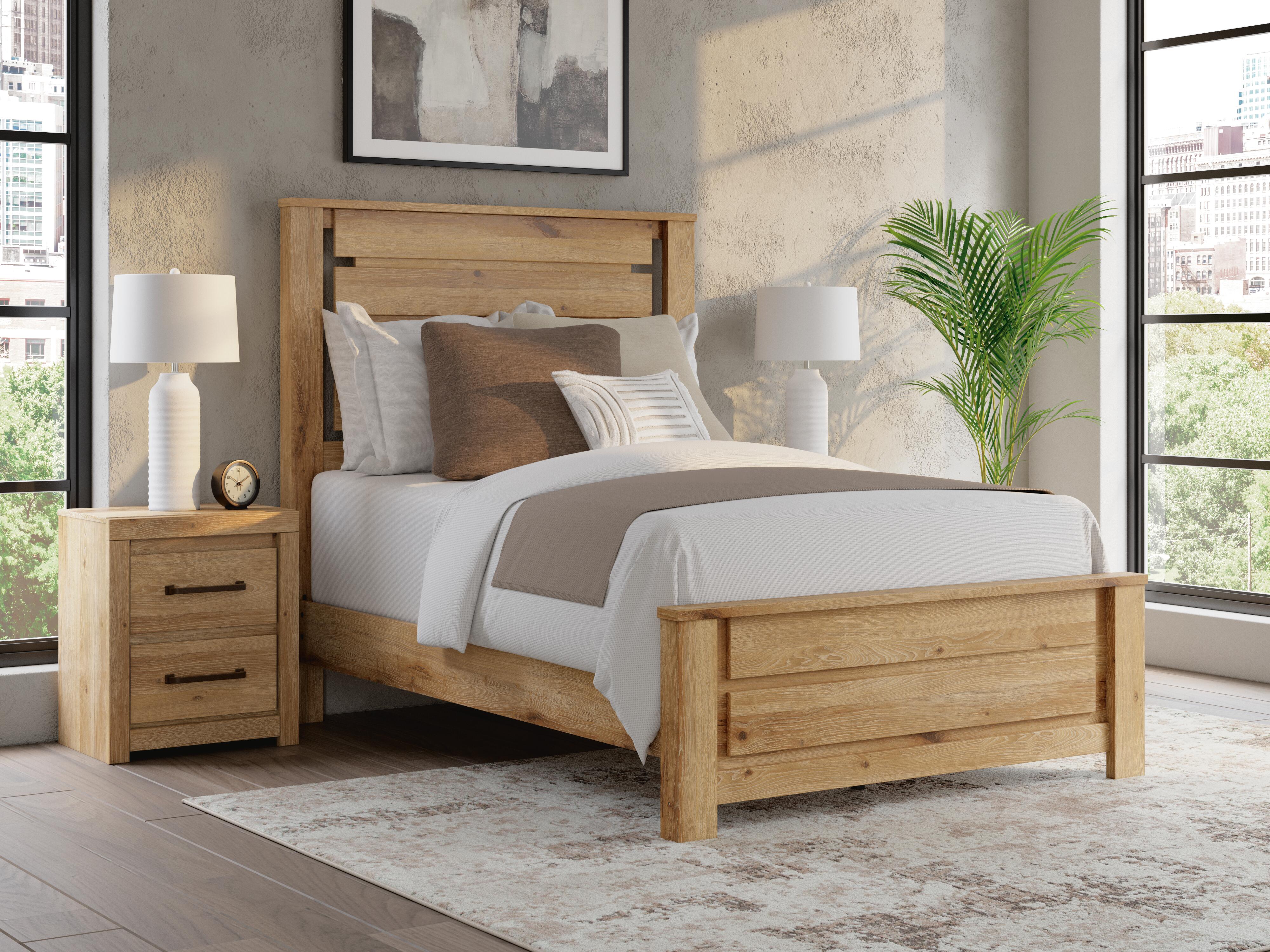 Brozmont Panel Platform Bed