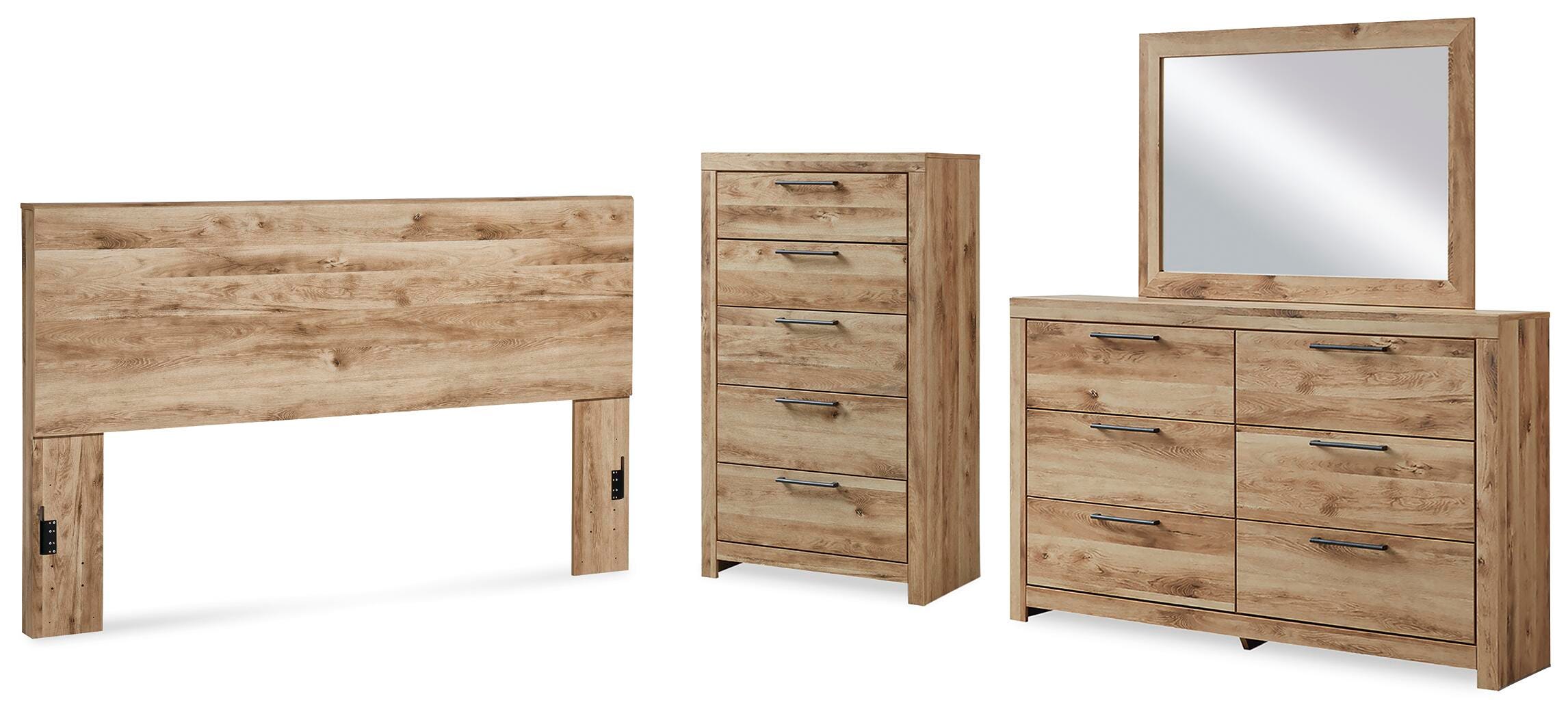 Hyanna Panel Headboard, Dresser, Mirror and Chest