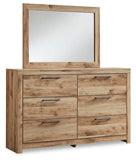 Hyanna Panel Bed, Dresser, Mirror and 2 Nightstands