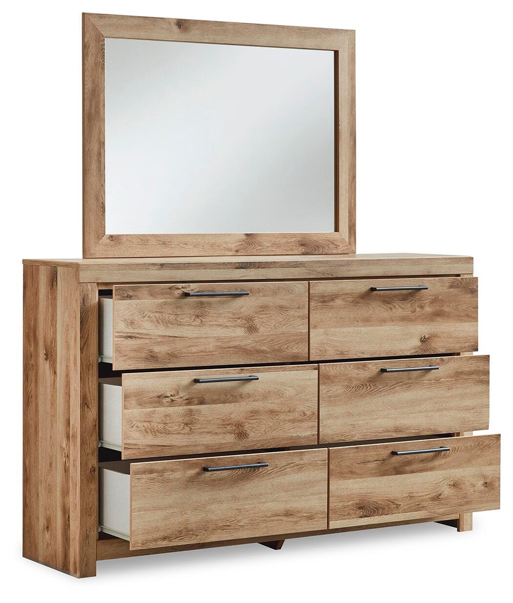 Hyanna Panel Bed, Dresser, Mirror, Chest and Nightstand