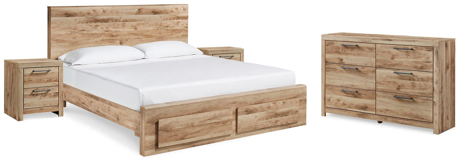 Hyanna Storage Bed, Dresser and 2 Nightstands