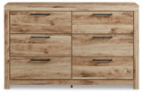 Hyanna Panel Bed, Dresser, and Nightstand