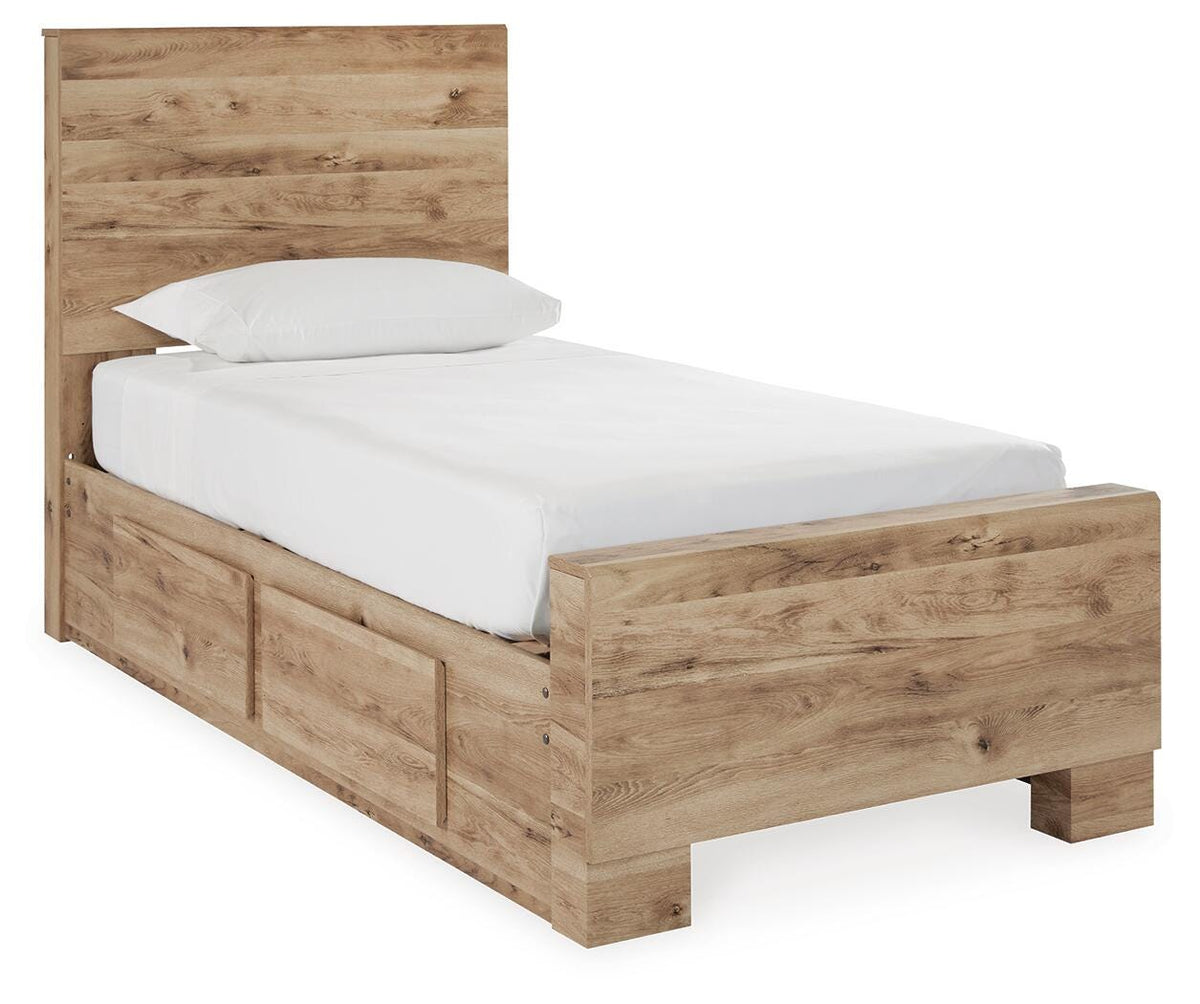 Hyanna Panel Bed with 2 Side Storage
