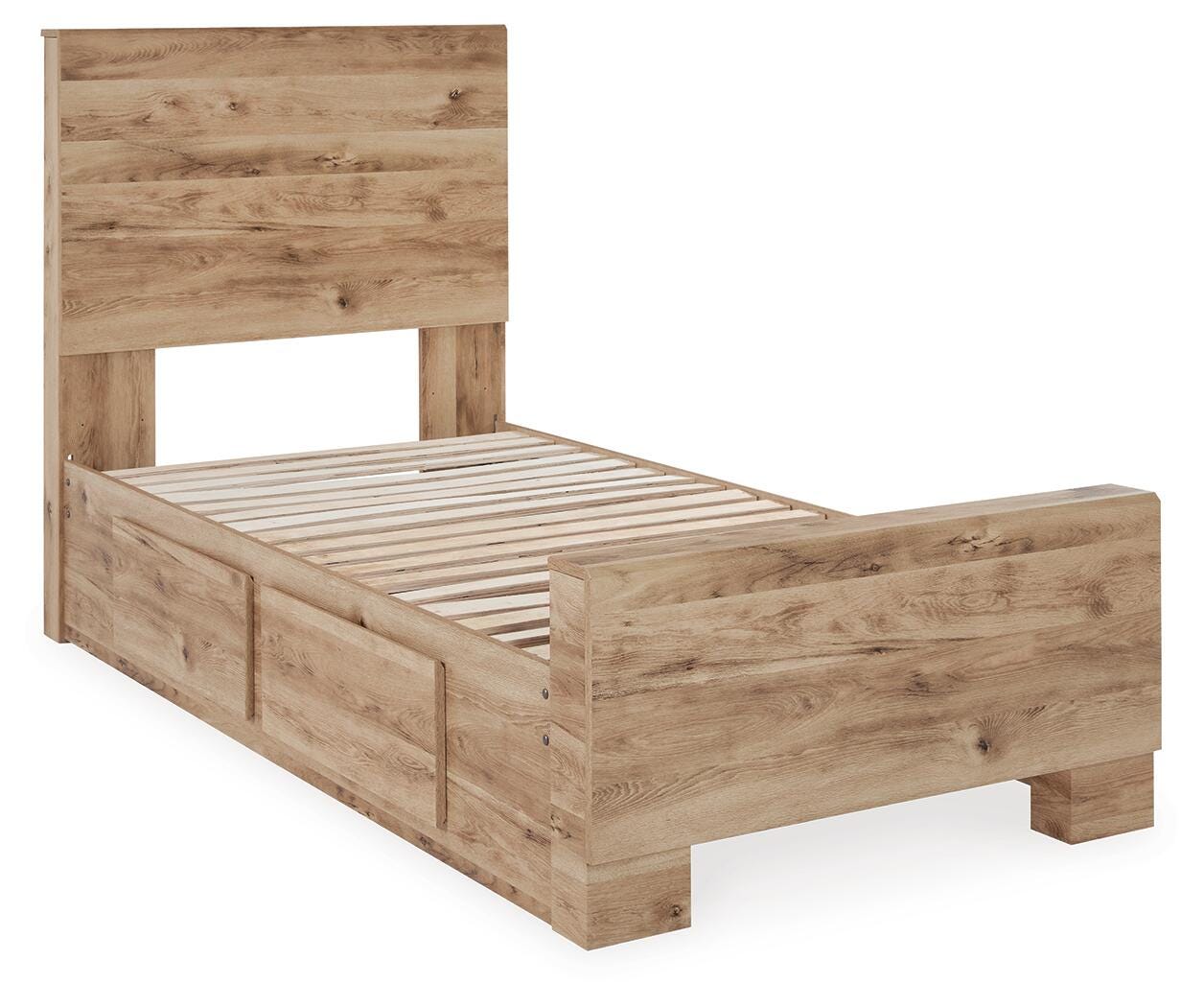 Hyanna Panel Bed with 1 Side Storage
