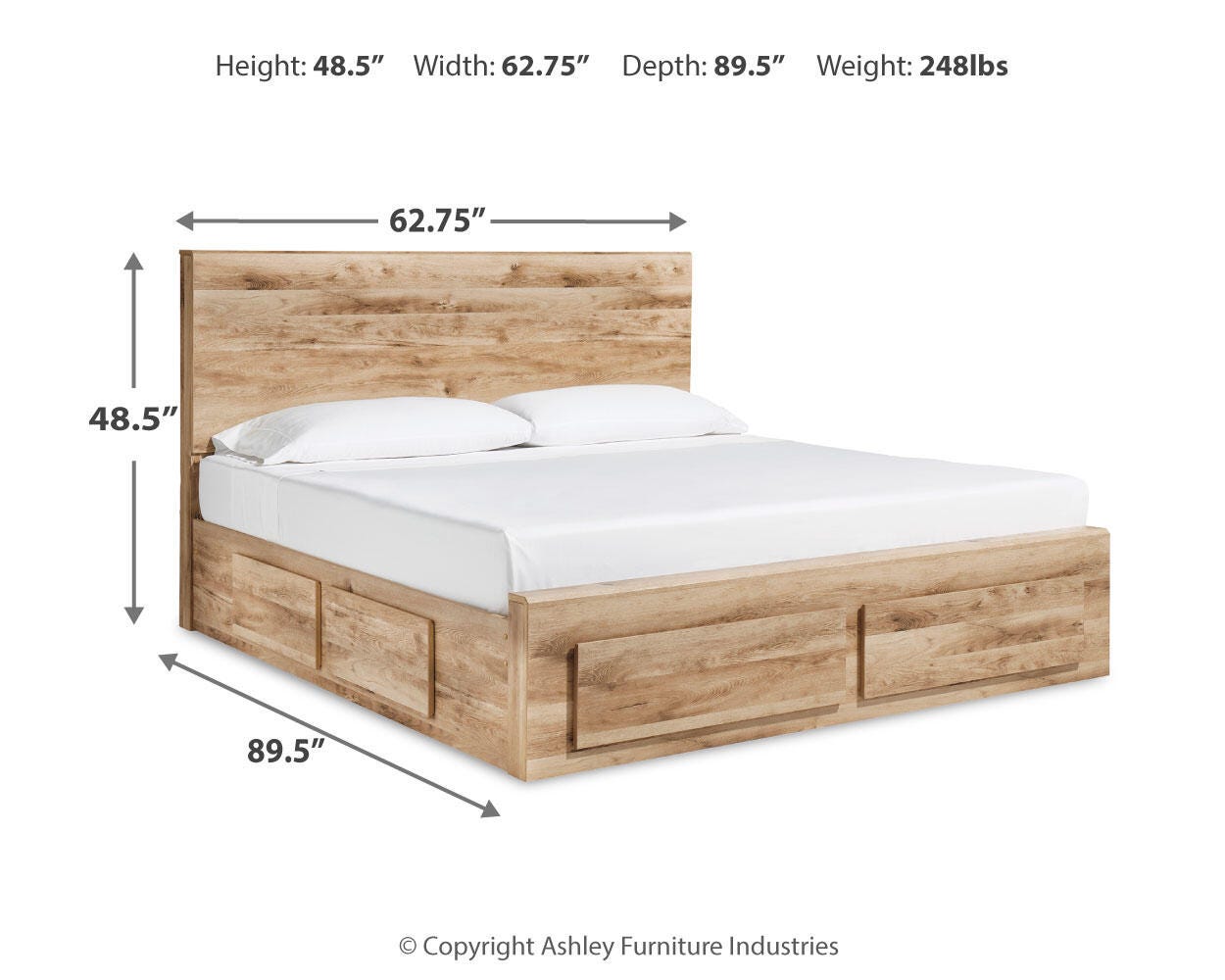 Hyanna Panel Storage Bed