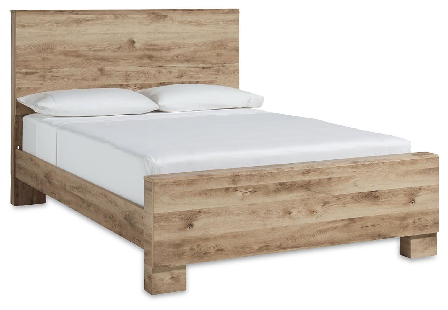 Hyanna Panel Bed, Dresser, Mirror and 2 Nightstands