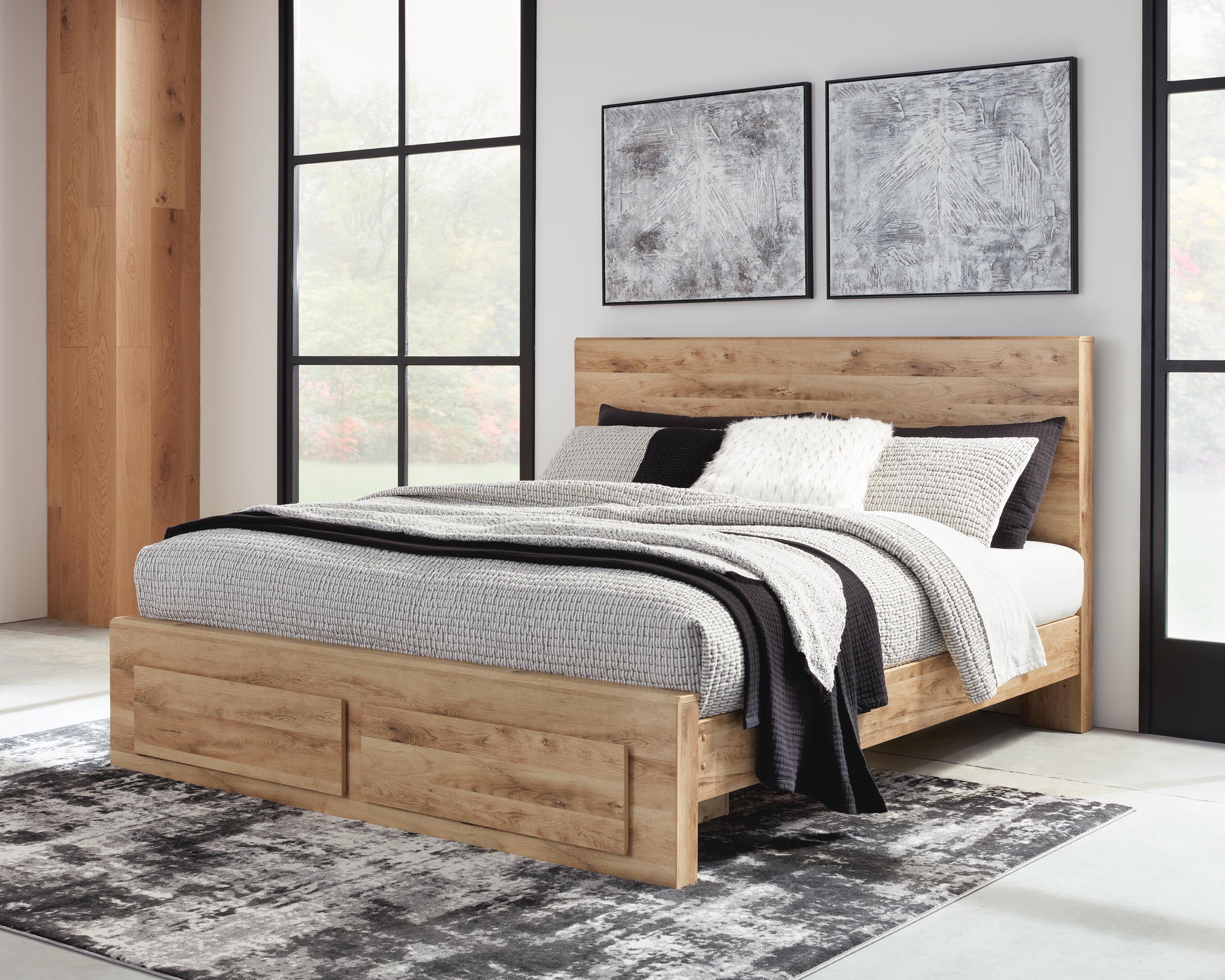 Hyanna Storage Bed, Dresser and 2 Nightstands