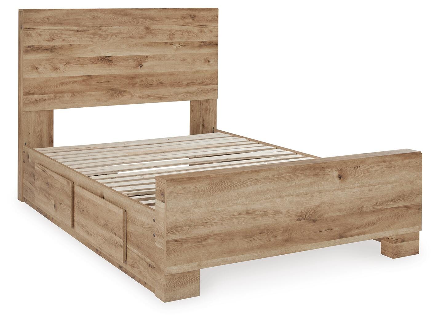 Hyanna Panel Bed with 1 Side Storage