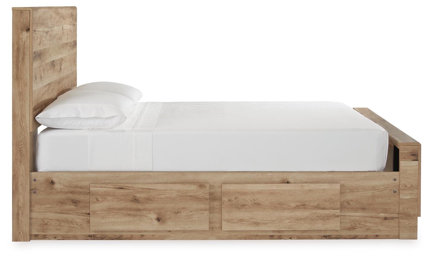 Hyanna Panel Bed with 1 Side Storage