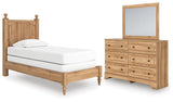Aleaport Panel Bed, Dresser and Mirror
