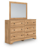 Aleaport Panel Bed, Dresser and Mirror