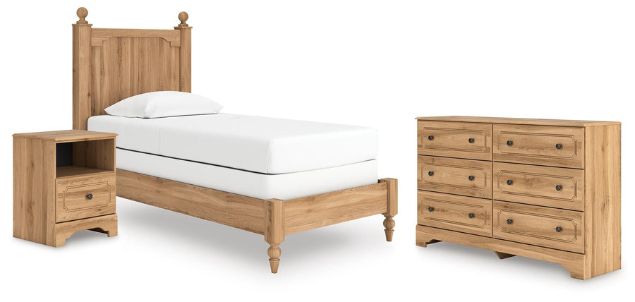 Aleaport Panel Bed with Dresser and Nightstand