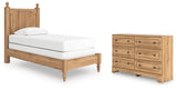 Aleaport Panel Bed with Dresser